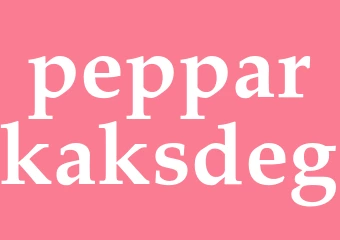 Synonym pepparkaksdeg
