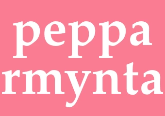 Synonym pepparmynta