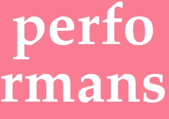 Synonym performans