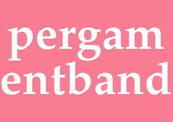 Synonym pergamentband