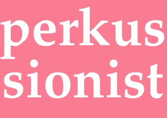 Synonym perkussionist