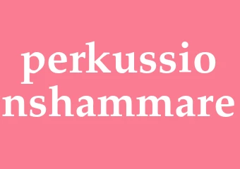 Synonym perkussionshammare
