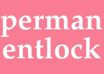 Synonym permanentlock