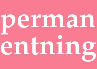 Synonym permanentning