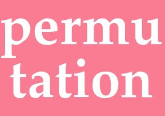 Synonym permutation