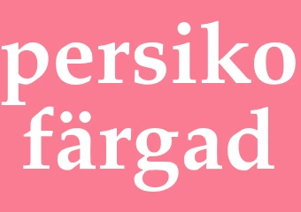 Synonym persikofärgad