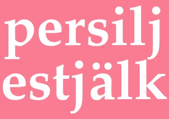 Synonym persiljestjälk