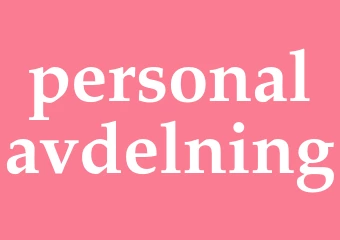 Synonym personalavdelning