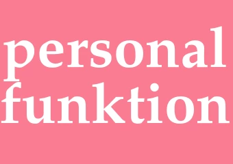 Synonym personalfunktion