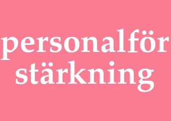 Synonym personalförstärkning