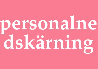 Synonym personalnedskärning