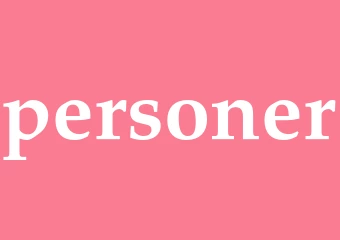 Synonym personer