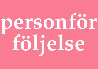 Synonym personförföljelse