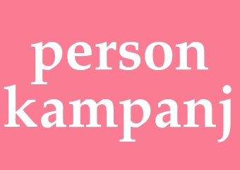 Synonym personkampanj