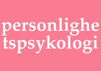 Synonym personlighetspsykologi