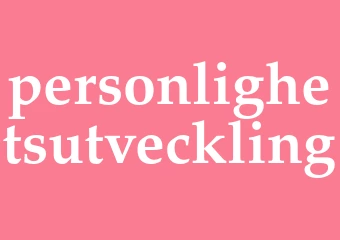 Synonym personlighetsutveckling