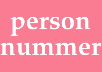 Synonym personnummer