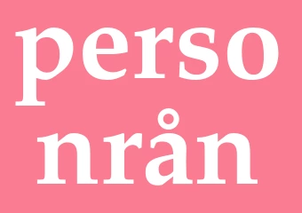Synonym personrån