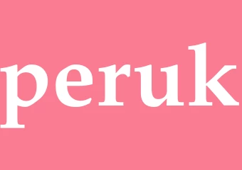 Synonym peruk