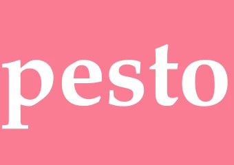 Synonym pesto