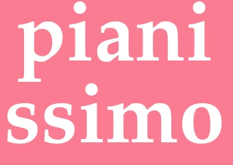 Synonym pianissimo