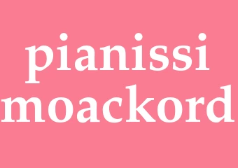Synonym pianissimoackord