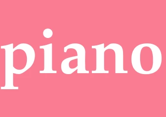 Synonym piano