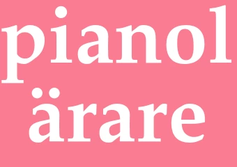 Synonym pianolärare