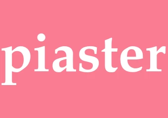 Synonym piaster