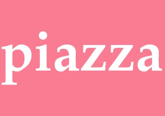 Synonym piazza