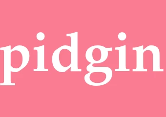 Synonym pidgin
