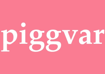 Synonym piggvar