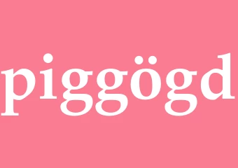 Synonym piggögd