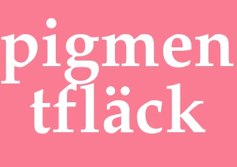 Synonym pigmentfläck