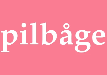 Synonym pilbåge