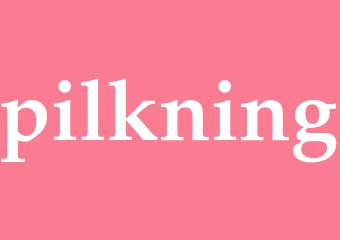 Synonym pilkning