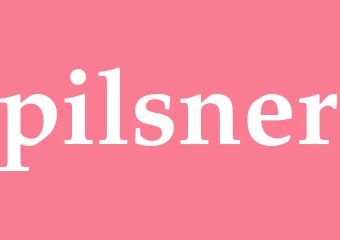 Synonym pilsner