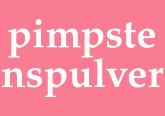 Synonym pimpstenspulver