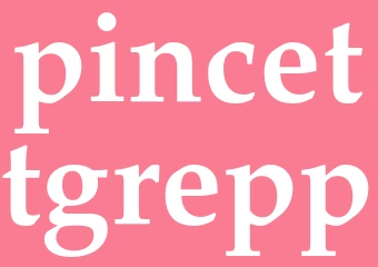 Synonym pincettgrepp