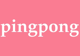 Synonym pingpong