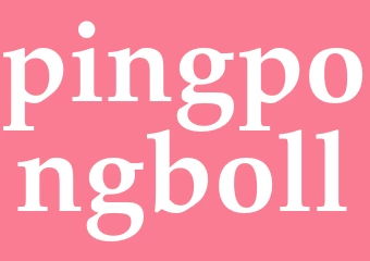 Synonym pingpongboll