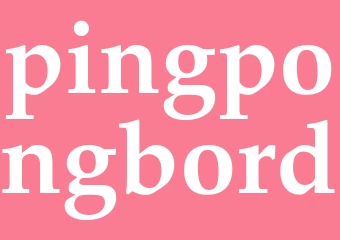 Synonym pingpongbord