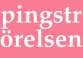 Synonym pingströrelsen