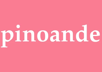 Synonym pinoande