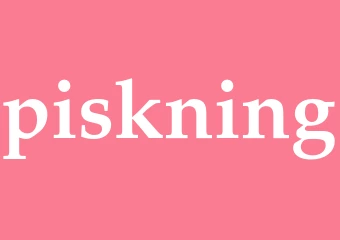 Synonym piskning