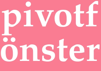 Synonym pivotfönster