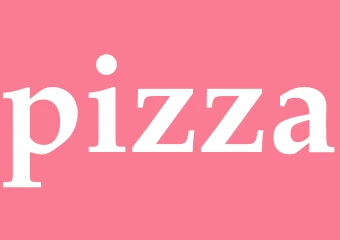 Synonym pizza