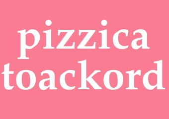 Synonym pizzicatoackord