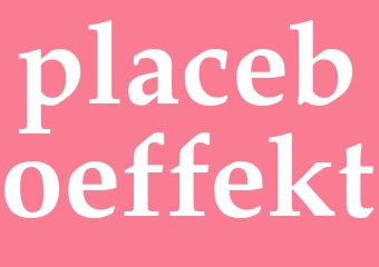 Synonym placeboeffekt