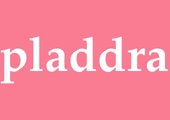 Synonym pladdra